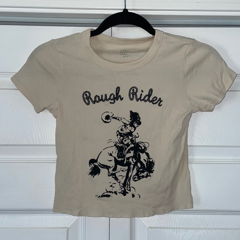 Brandy Melville Rough Rider Baby Tee